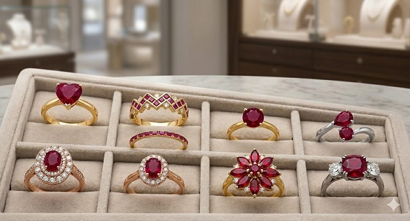 Accessories : लाल रूबी रिंग्स का बढ़ रहा है क्रेज, अपनी पसंद के अनुसार चुनें ये लेटेस्ट डिजाइन्स
