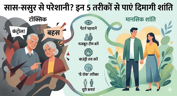 Relationship : मानसिक शांति के लिए जरूरी टिप्स, टॉक्सिक ससुराल वालों के साथ कैसे निभाएं रिश्ता और खुद को रखें शांत
