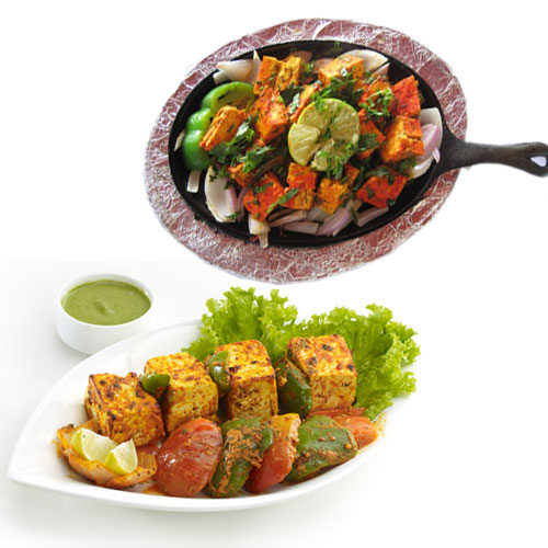 पनीर शाश्लिक सिजलर का स्पेशल स्वाद- Paneer Sizzler 