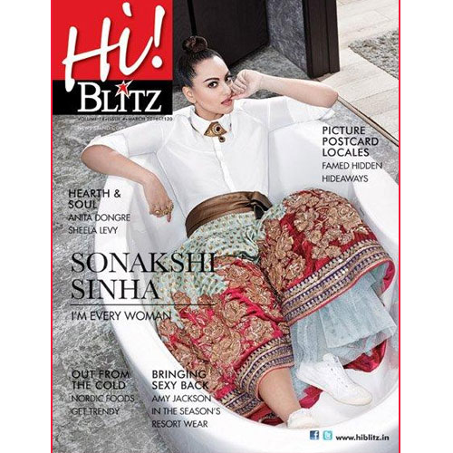 Hi blitz के cover पर सोनाक्षी सिन्हा