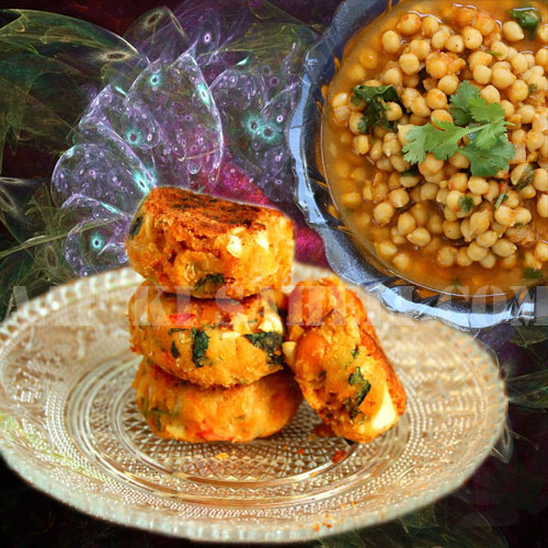 चटपटी काबुली चना टिक्की का मजेदार स्वाद-Kabuli Chana Tikki 