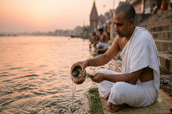 पितृ पक्ष में तर्पण की सही विधि और नियम, जानें पूर्वजों की तृप्ति के अचूक उपाय