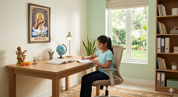 बच्चों की एकाग्रता और सफलता का आधार- स्टडी रूम के लिए विशेष वास्तु टिप्स
