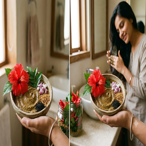 चमकते और घने बालों का नेचुरल सीक्रेट: घर पर ऐसे बनाएं गुड़हल का जादुई हेयर मास्क