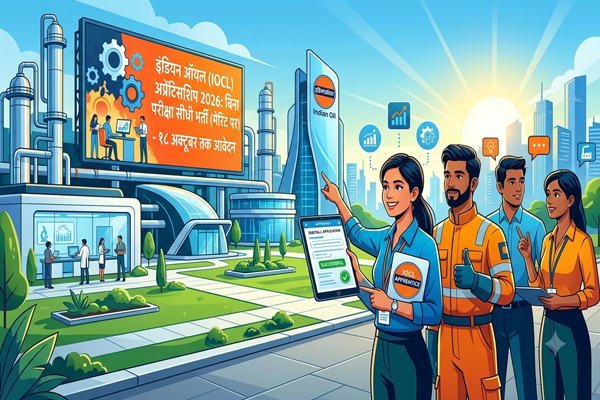 बिना परीक्षा इंडियन ऑयल में अफसर बनने की राह आसान जानिए कैसे मिलेगा ५८ पदों पर सीधी भर्ती का मौका