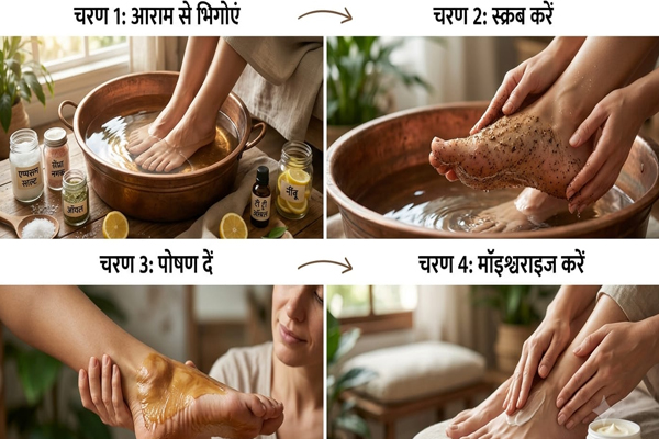 पैरों की थकान दूर करने के लिए करें घरेलू फुट डिटॉक्स