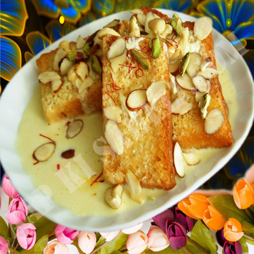 अनलिमिटेड जायका शाही टुकडे का-Shahi Tukda