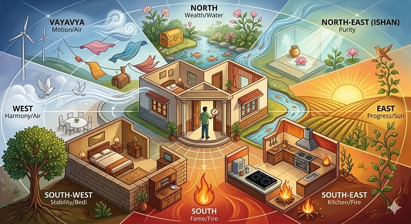 Vastu : केवल 2 मिनट में जानें क्या आपके घर की वास्तु दिशा सही है