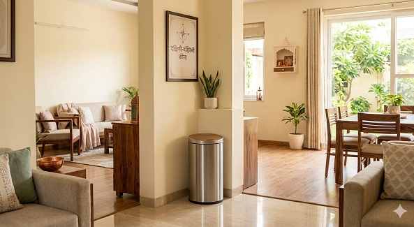 Vastu : घर की सुख-समृद्धि से जुड़ा है कचरे का डिब्बा, भूलकर भी इन दिशाओं में न रखें डस्टबिन