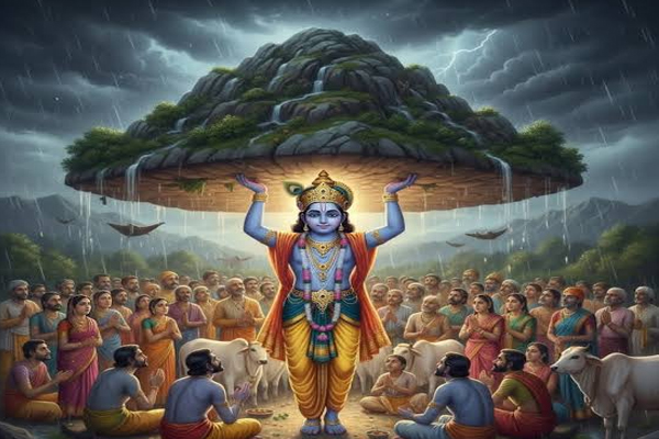 जब श्रीकृष्ण ने तोड़ा इंद्रदेव का अहंकार, जानें पूरी पौराणिक कथा