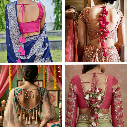 Women Fashion: ब्लाउज में लटकन लगाने से दिखेगा स्टाइल, इस तरह करें डिजाइन